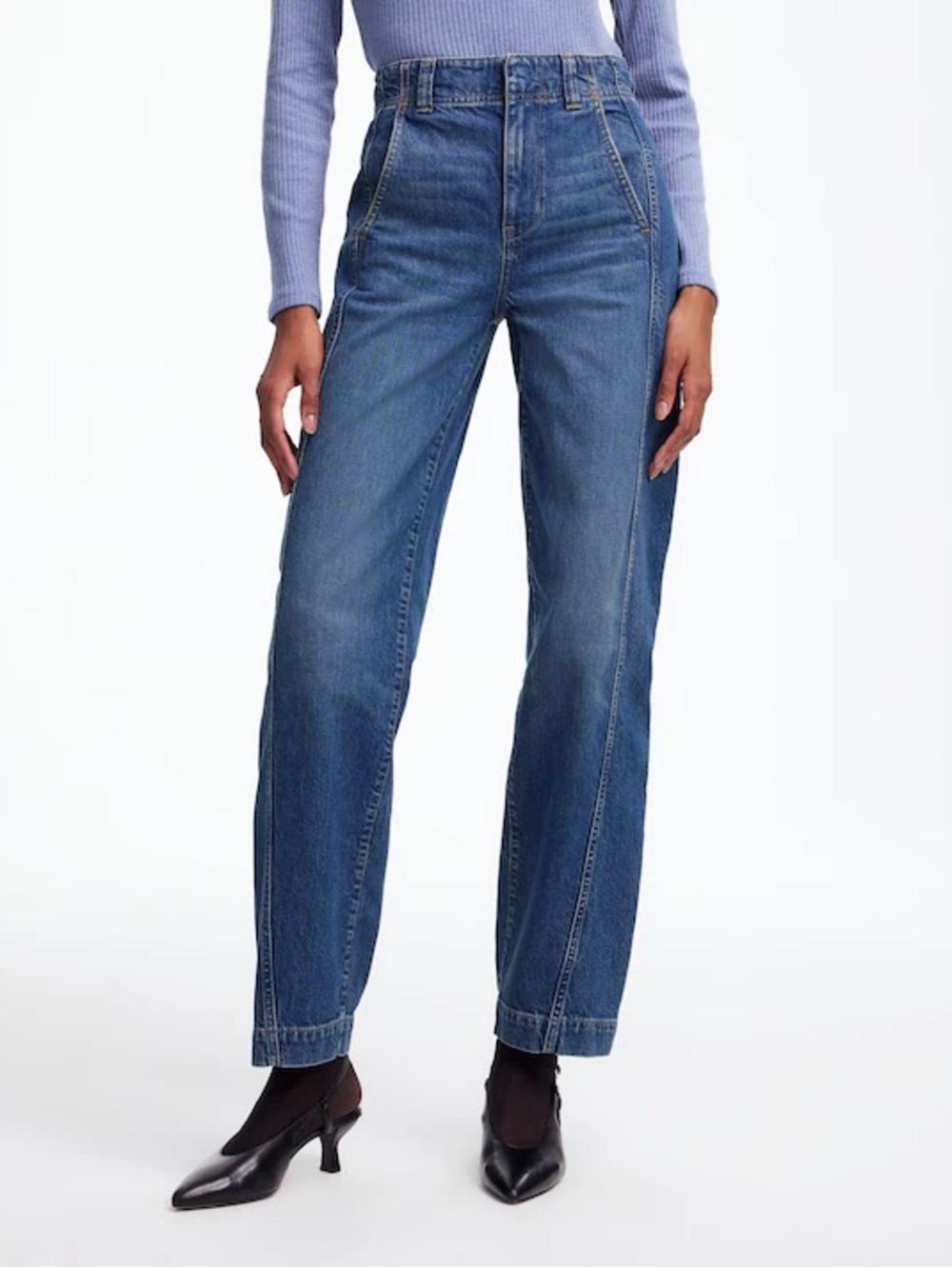 Madewell Tapered Denim Trouser Jeans